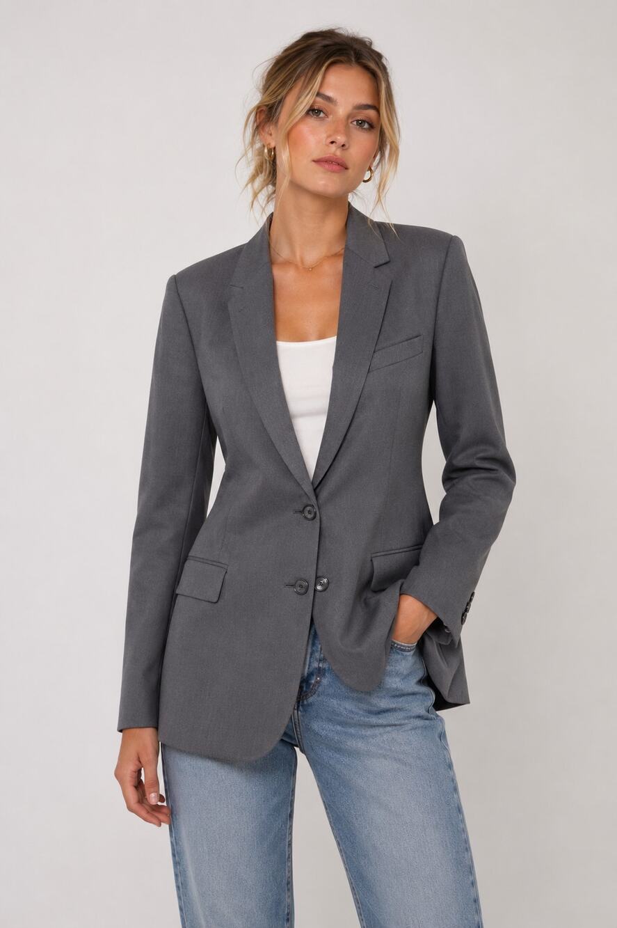 Dries Van Noten Blazer Womens 38 Size 6 Black Wool Blend Lined Designer Luxury